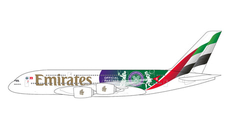 GeminiJets Emirates Airbus A380 A6-EOE “Wimbledon – Official Partner” Livery 1/200 Scale