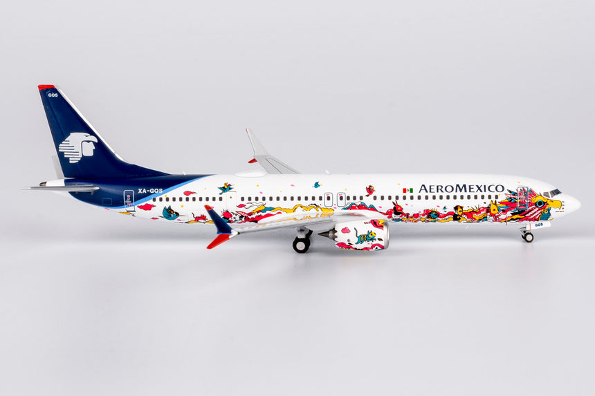 NG Models Aeromexico Mexico City "Kukulcan" Special Livery Boeing 737 MAX 9 XA-GQS 1/400 Scale
