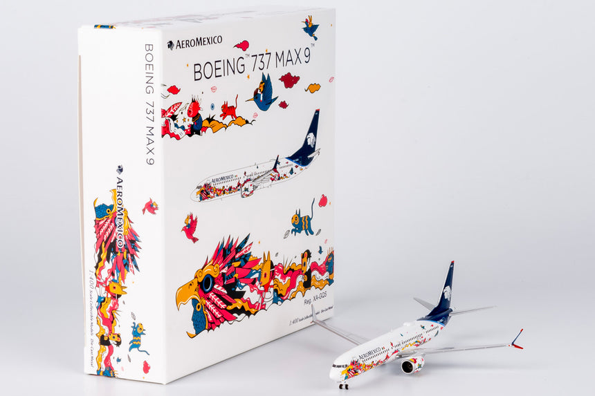 NG Models Aeromexico Mexico City "Kukulcan" Special Livery Boeing 737 MAX 9 XA-GQS 1/400 Scale