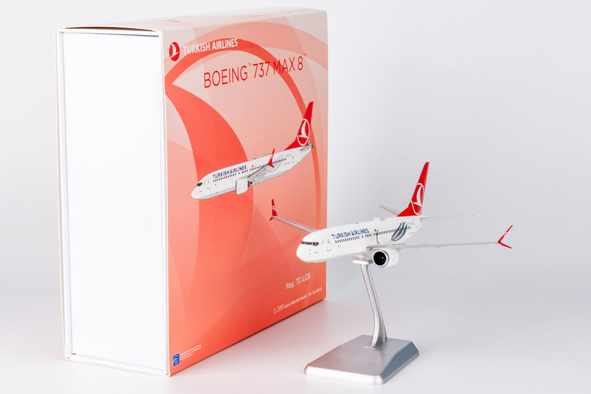 NG Models Turkish Airlines “Isparta” Boeing 737 MAX 8 TC-LCB 1/200 Scale