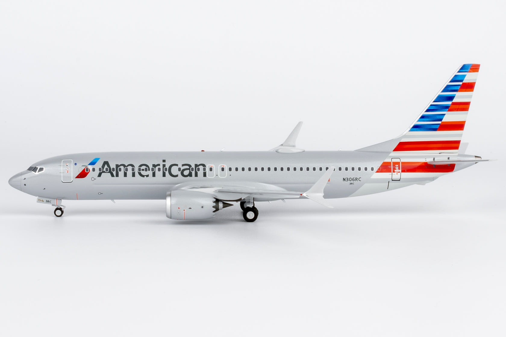 アメリカン航空 737MAX8 N306RC 1/200 NG Model American Airlines 737 MAX 8 N306RC 92017 1:200