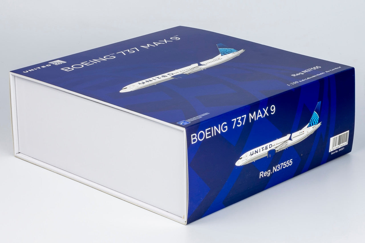 NG Models United Airlines Boeing 737 MAX 9 N37555(Blue Evolution