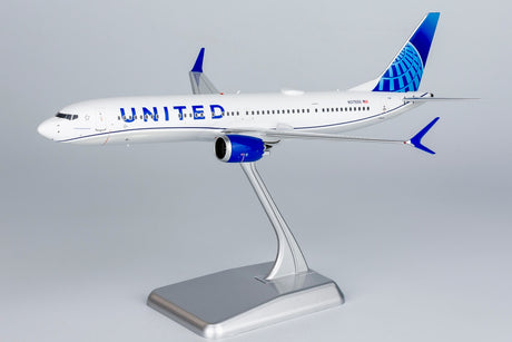 NG Models United Airlines Boeing 737 MAX 9 N37555(Blue Evolution livery; with metal stand) 1/200 Scale