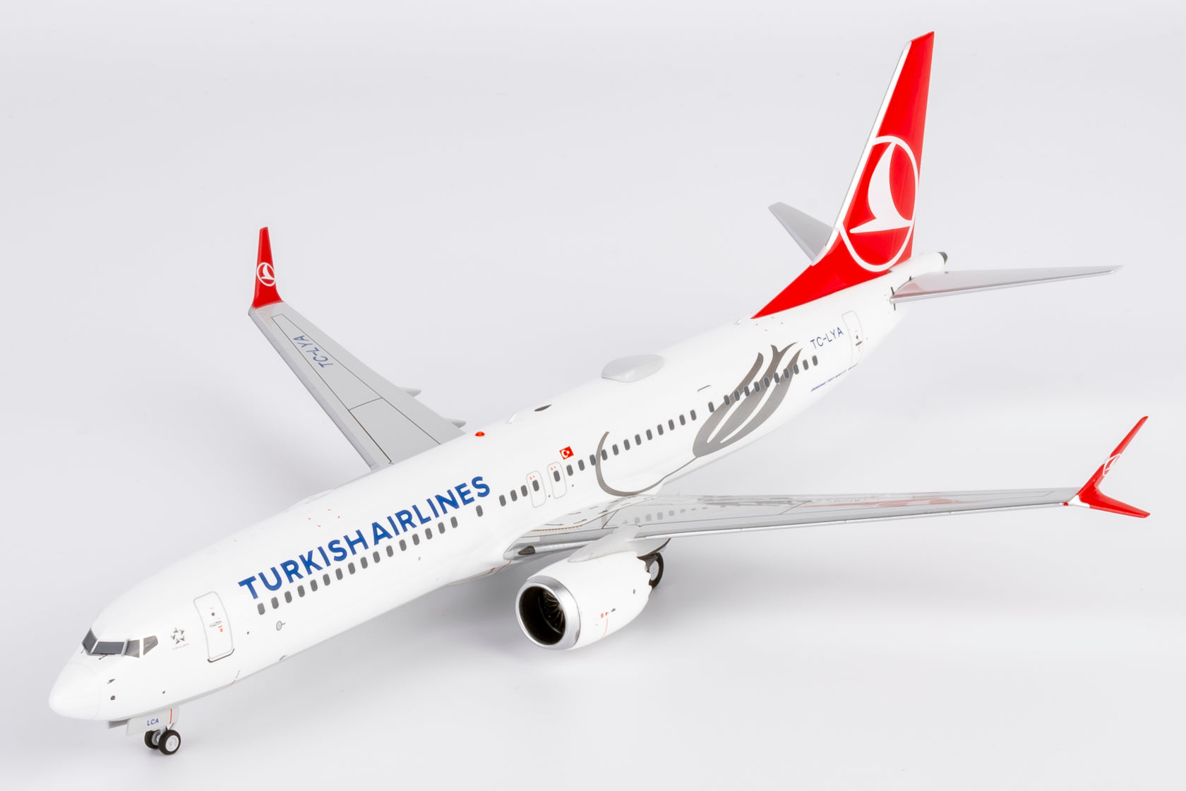 Boeing 737 MAX 9 1:200 モデルプレーン NG Models Turkish Airlines Boeing 737 MAX 9 TC-LYA 1/200 Scale