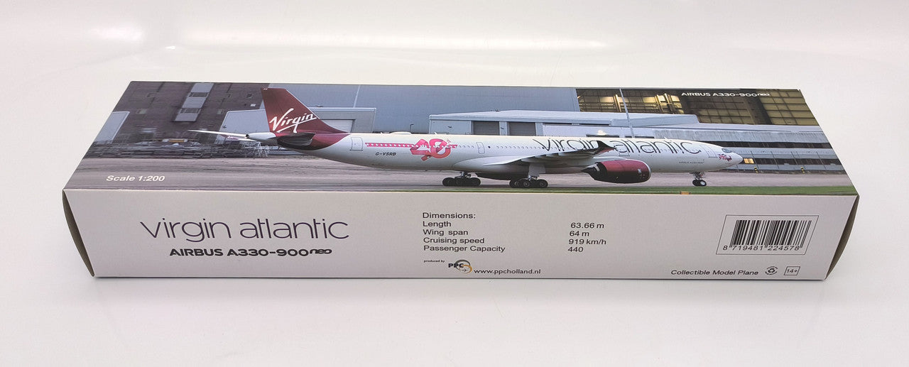 航空機・ヘリコプター Virgin Atlantic A330-900 1/200 Gemini200 PREVIEW: Gemini200 1/200 Virgin Atlantic A330-900 Unboxing and