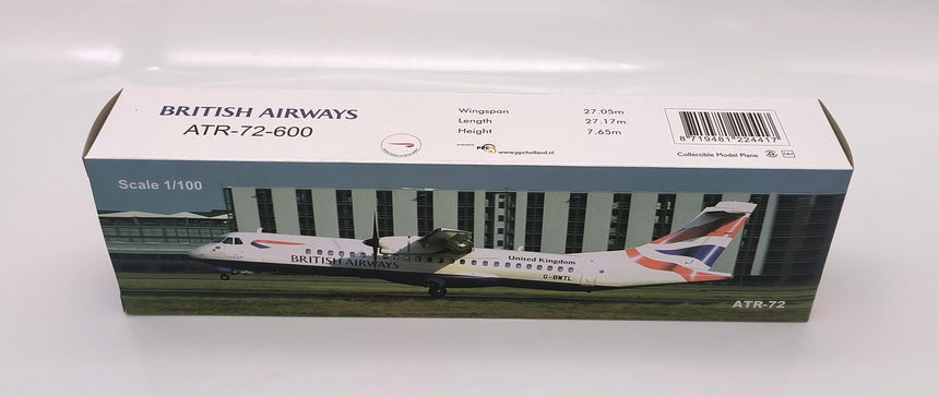 PPC Models British Airways ATR-72-600 1/100 Aircraft Scale Model