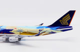 JC Wings Singapore Airlines Boeing 747-400 (9V-SPK) "Tropical" 1/400 Aircraft Scale Model