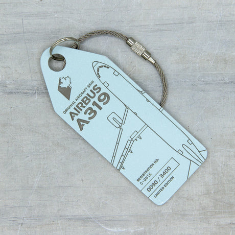 AviationTag Air Canada Airbus A319 - C-GBIK Turquoise