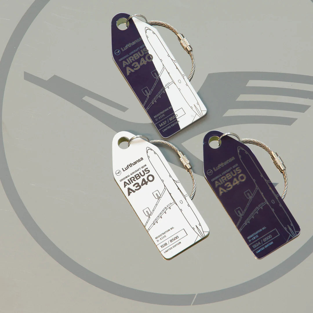 AviationTag Lufthansa Airbus A340 - D-AIHE White D-AIHEW