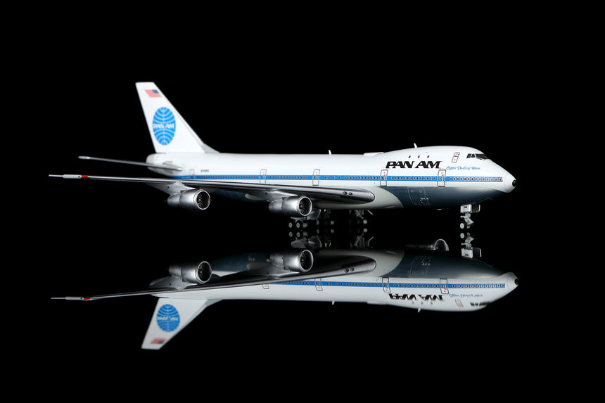 HX Models Pan Am Boeing 747-100 "Clipper Dashing Wave" N749PA 1/400 Aircraft Scale Model