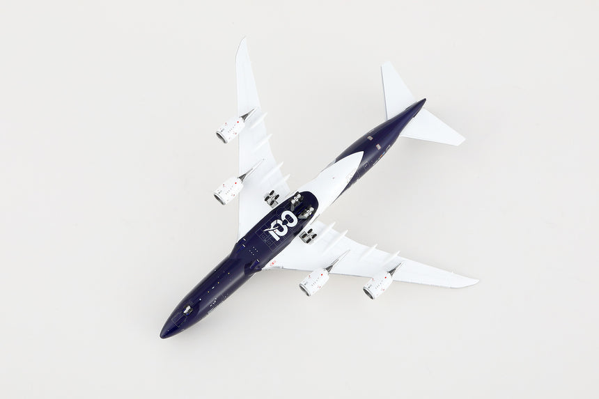 HX Models Lufthansa Boeing 747-8 "Flaps Down" "100th" Anniversary D-ABYN 1/400 Aircraft Scale Model