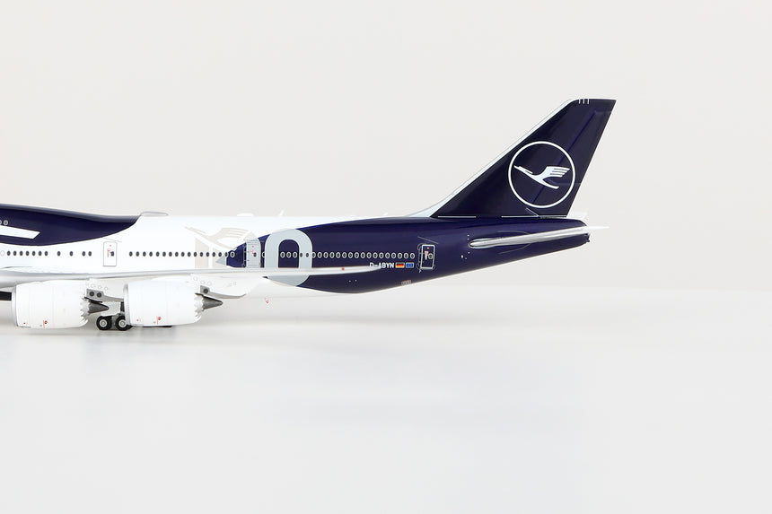 HX Models Lufthansa Boeing 747-8 "Flaps Down" "100th" Anniversary D-ABYN 1/400 Aircraft Scale Model