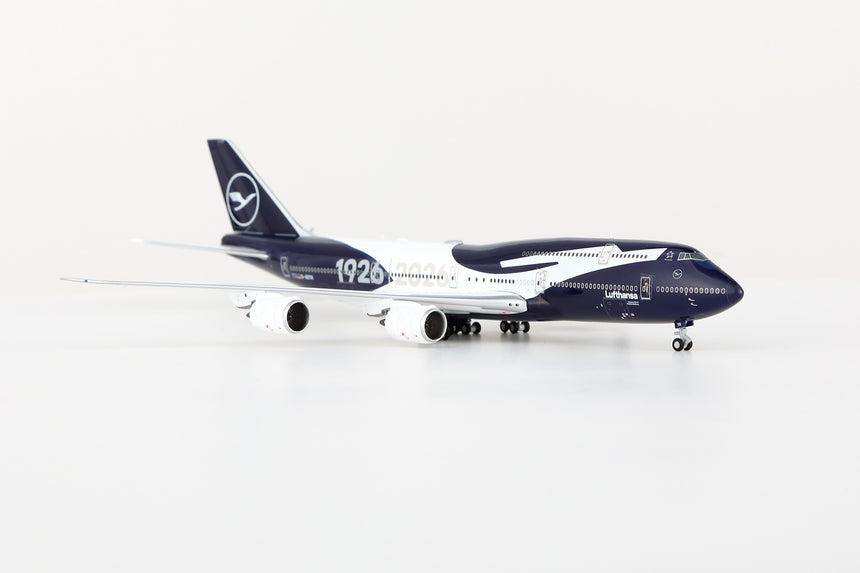 HX Models Lufthansa Boeing 747-8 "Flaps Down" "100th" Anniversary D-ABYN 1/400 Aircraft Scale Model