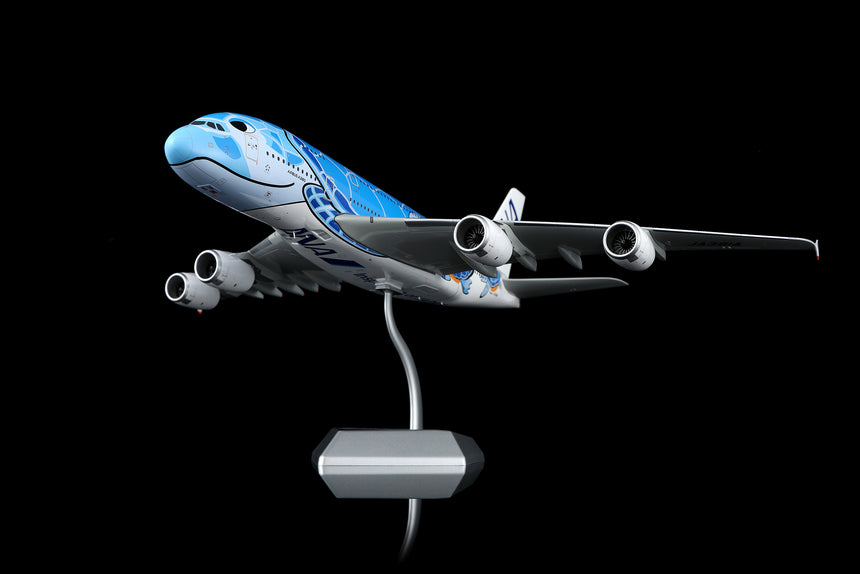 SQ Wings All Nippon Airways Airbus A380 JA381A "Flaps Down" 1/200 Aircraft Scale Model