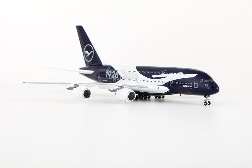 HX Models Lufthansa Airbus A380 "100th" Anniversary D-AIMH 1/400 Aircraft Scale Model