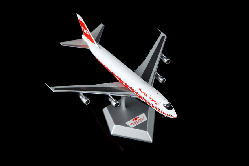 HX Models Trans World Airlines Boeing 747-100 N93107 1/400 Aircraft Scale Model