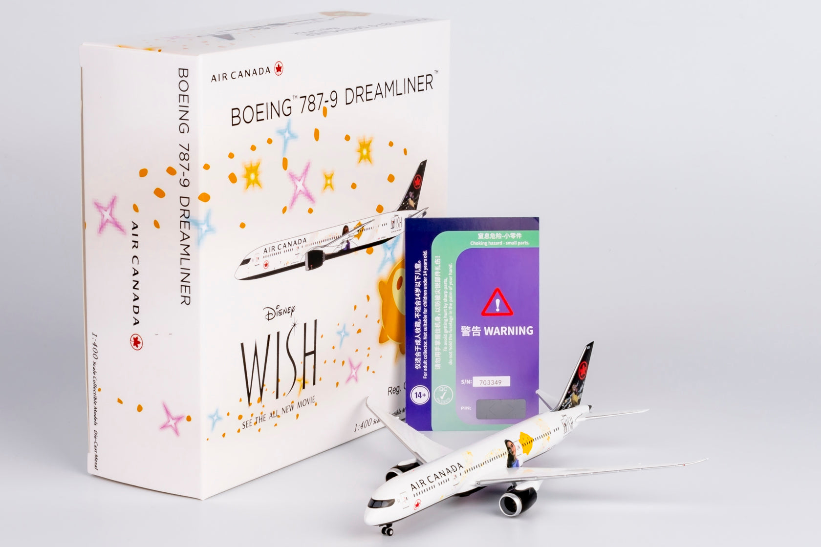 NG Model 1/400 アモイ航空 B787-9 NG Models Air Canada Boeing B787-9 Dreamliner C-FVLX Lite Edition
