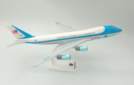 PPC Air Force One Boeing 747-200 Snap-Fit Model 1/250 Scale