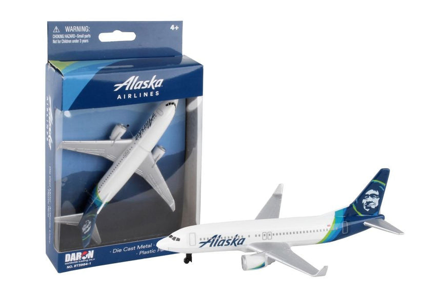 Alaska Airlines Airplane Model Toy 