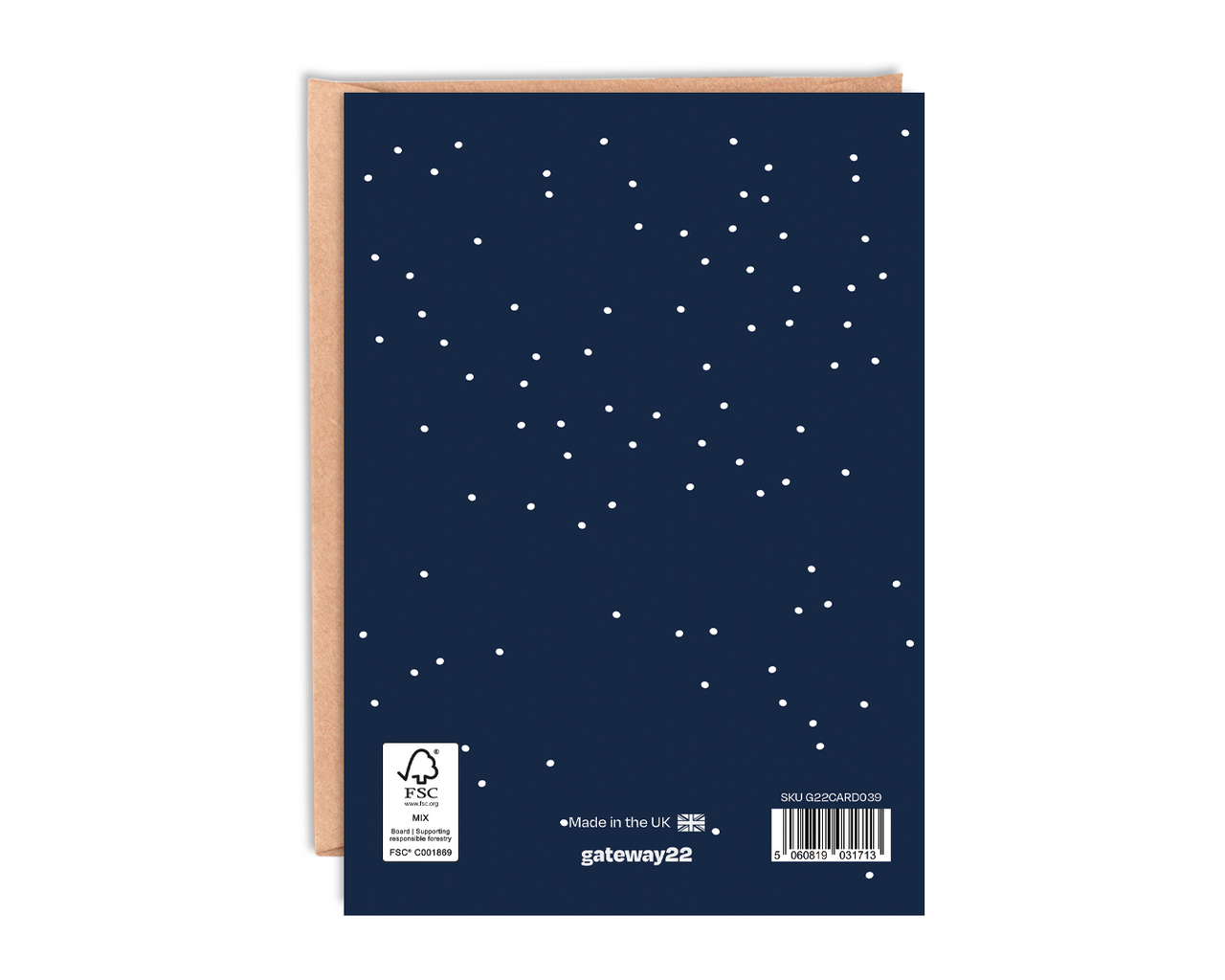 Boeing 747 Aircraft Tree Christmas Card With Envelope