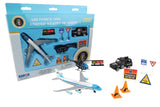 Air Force One Model Airport Play Set Toy