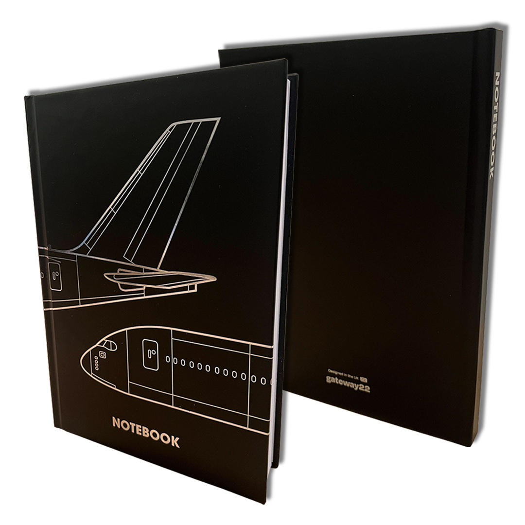 Aviation Notebook Inside The Aviators Black Notebook - Aircraft Model Store