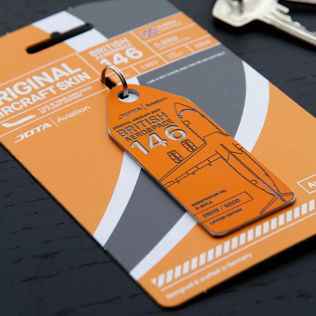 AviationTag Jota Aviation BAe 146 - G-SMLA Orange