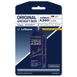 AviationTag Lufthansa Airbus A340 - D-AIHE Blue