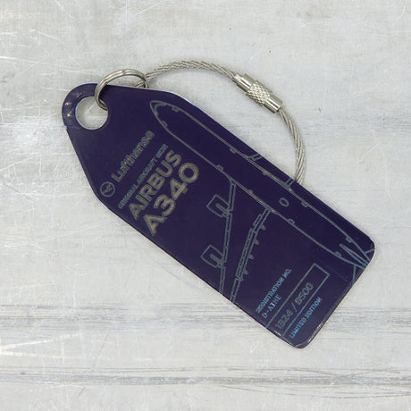 AviationTag Lufthansa Airbus A340 - D-AIHE Blue