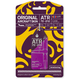 AviationTag Hunnu Air ATR 72 - 2-JUCE Purple/Violet