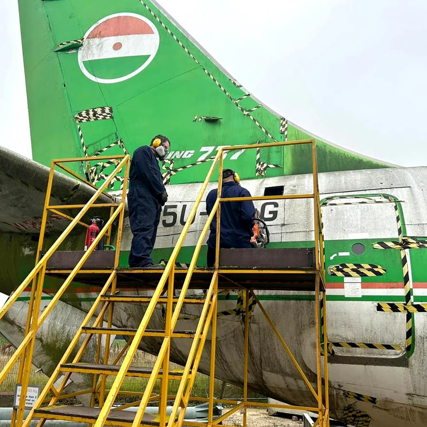 AviationTag Niger Airlines Boeing 737-200 - 5U-BA Green