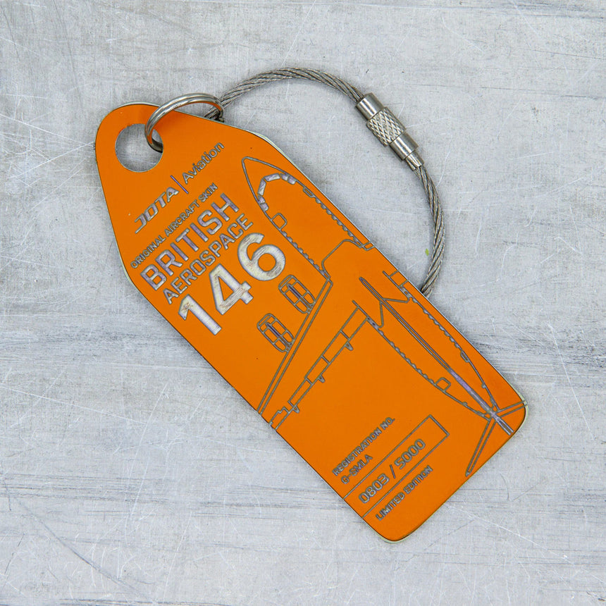 AviationTag Jota Aviation BAe 146 - G-SMLA Orange