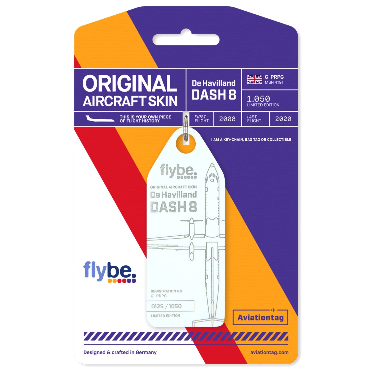 AviationTag flybe Dash 8 - G-PRPG White