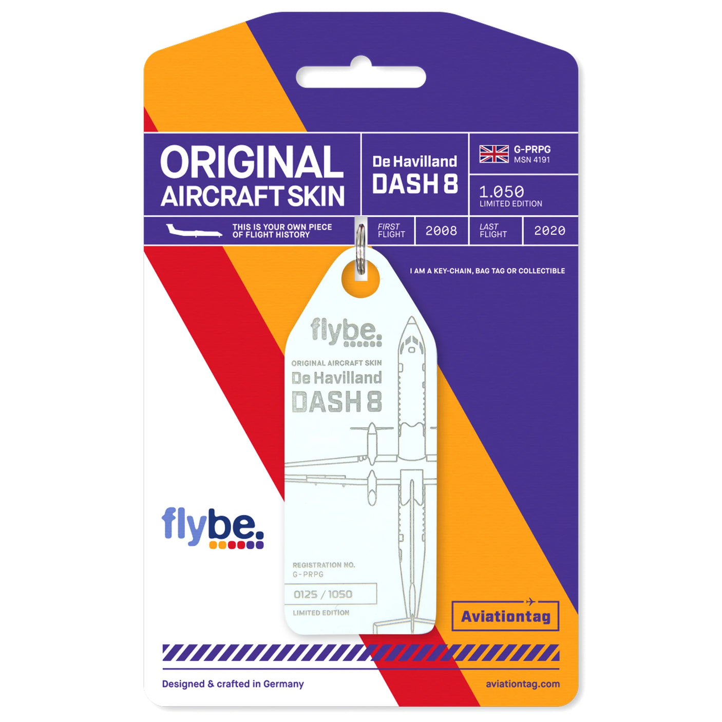 AviationTag flybe Dash 8 - G-PRPG White