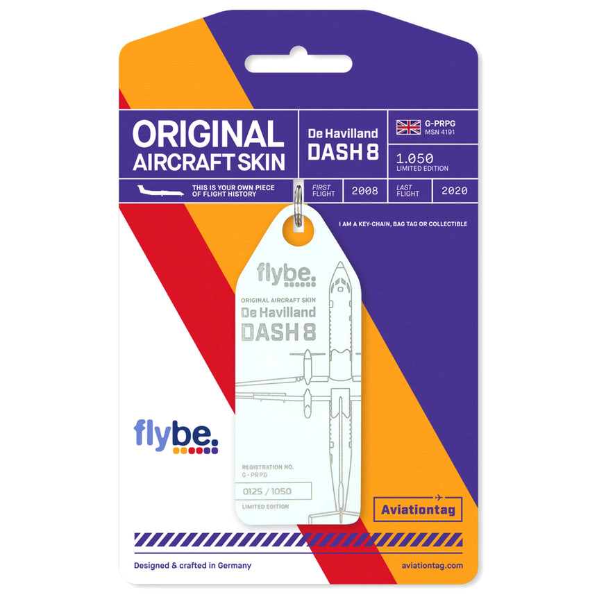 AviationTag flybe Dash 8 - G-PRPG White