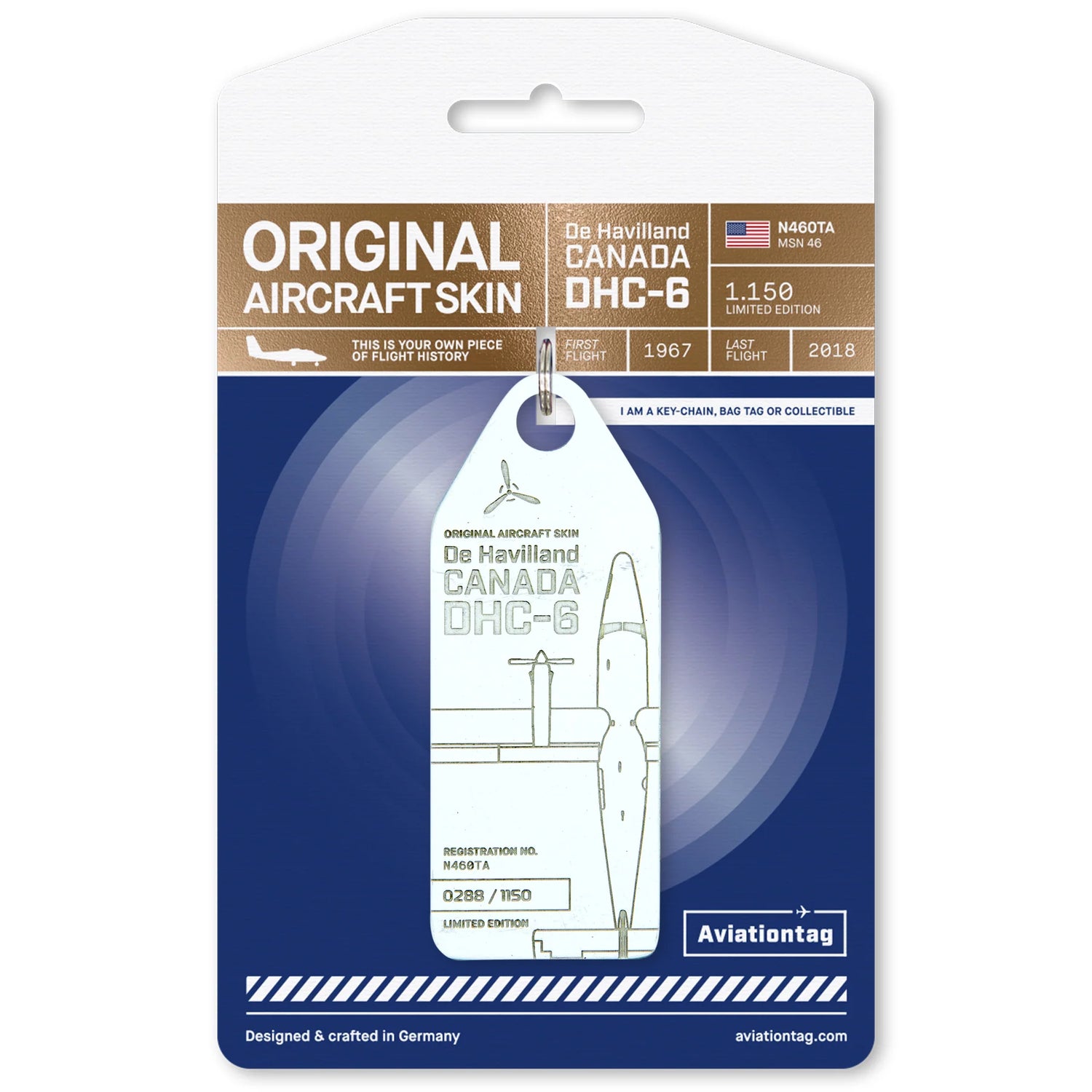 AviationTag De Havilland Canada DHC-6 - N460T White