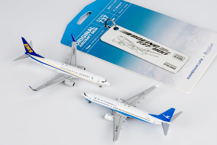NG Models China Postal Airlines Boeing 737-800BCF/w B-5306 1/400 Aircraft Scale Model