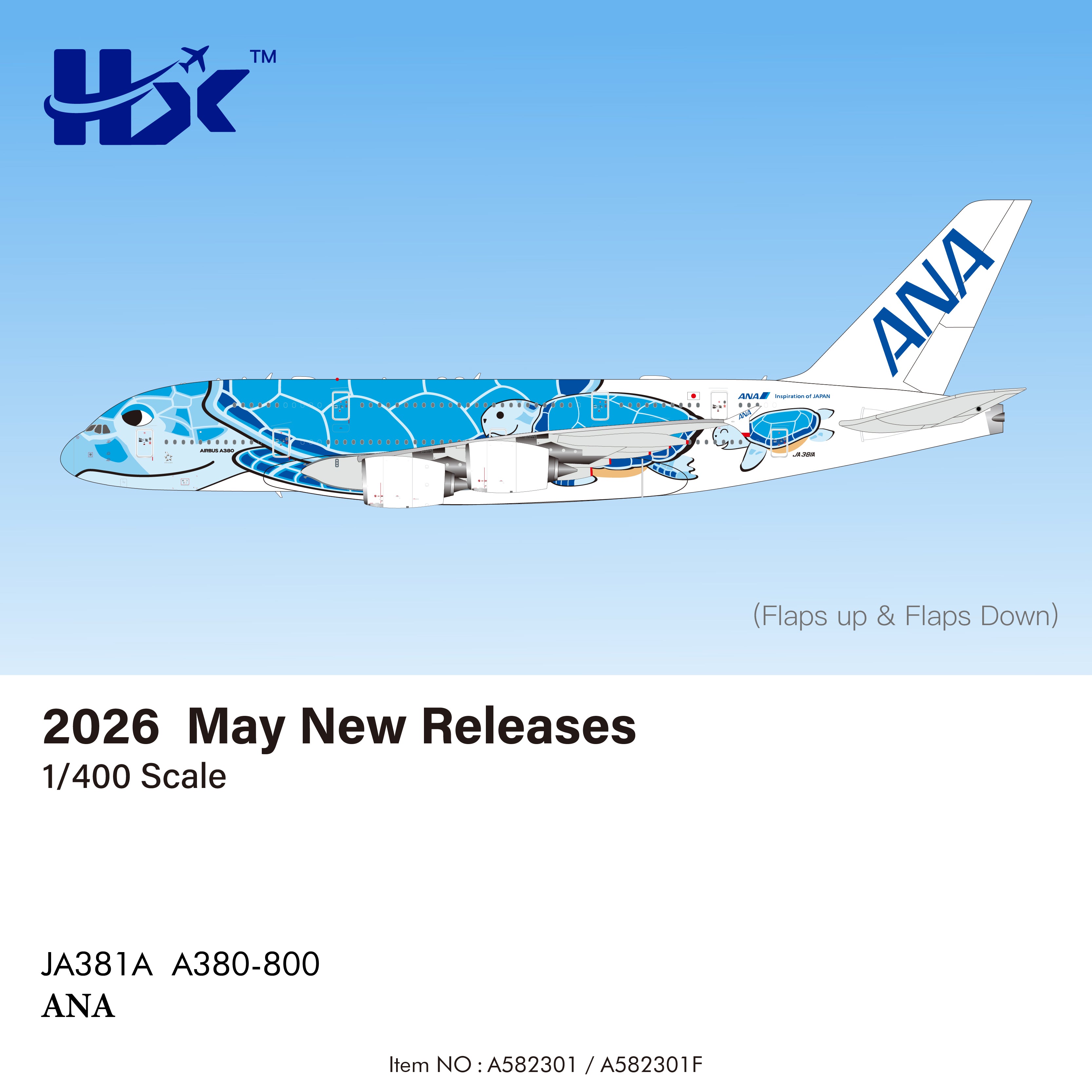 HX Models ANA Airbus A380 