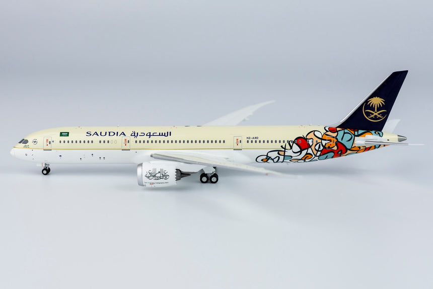 NG Models Saudi Arabian Airlines 787-9 Dreamliner HZ-ARD Year of Arabic Calligraphy 2021) 1/400 Scale