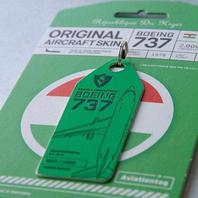 AviationTag Niger Airlines Boeing 737-200 - 5U-BA Green