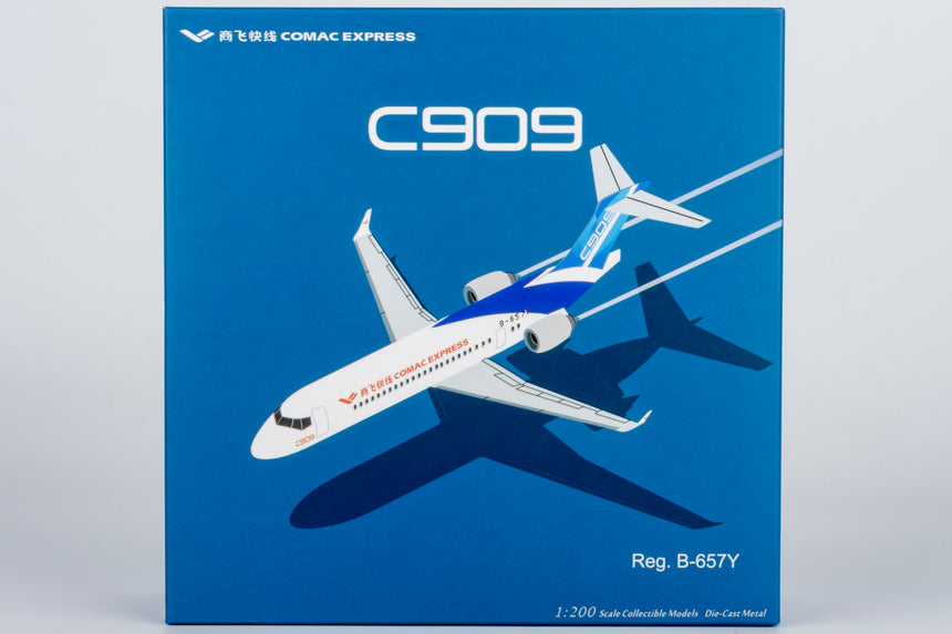 NG Models COMAC Express COMAC C909 (ARJ21-700) B-657Y Lite Edition 1/200 Aircraft Scale Model