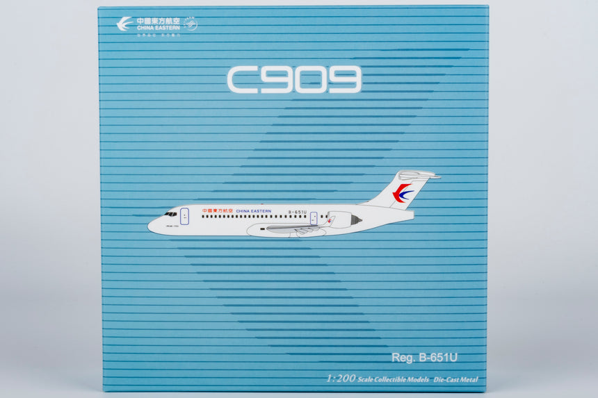 NG Models China Eastern Airlines COMAC C909 (ARJ21-700) B-651U Lite Edition 1/200 Aircraft Scale Model