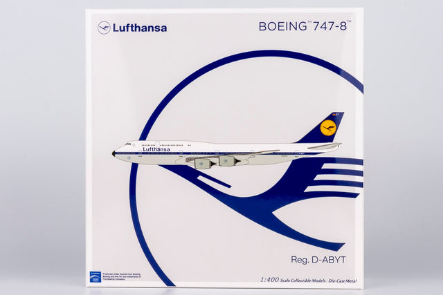 NG Models Lufthansa Retro Colors Boeing B747-8 D-ABYT Lite Edition 1/400 Aircraft Scale Model