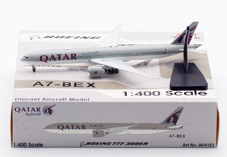 Aviation400 Qatar Airways Boeing 777-300 A7-BEX 1/400 Aircraft Scale Model