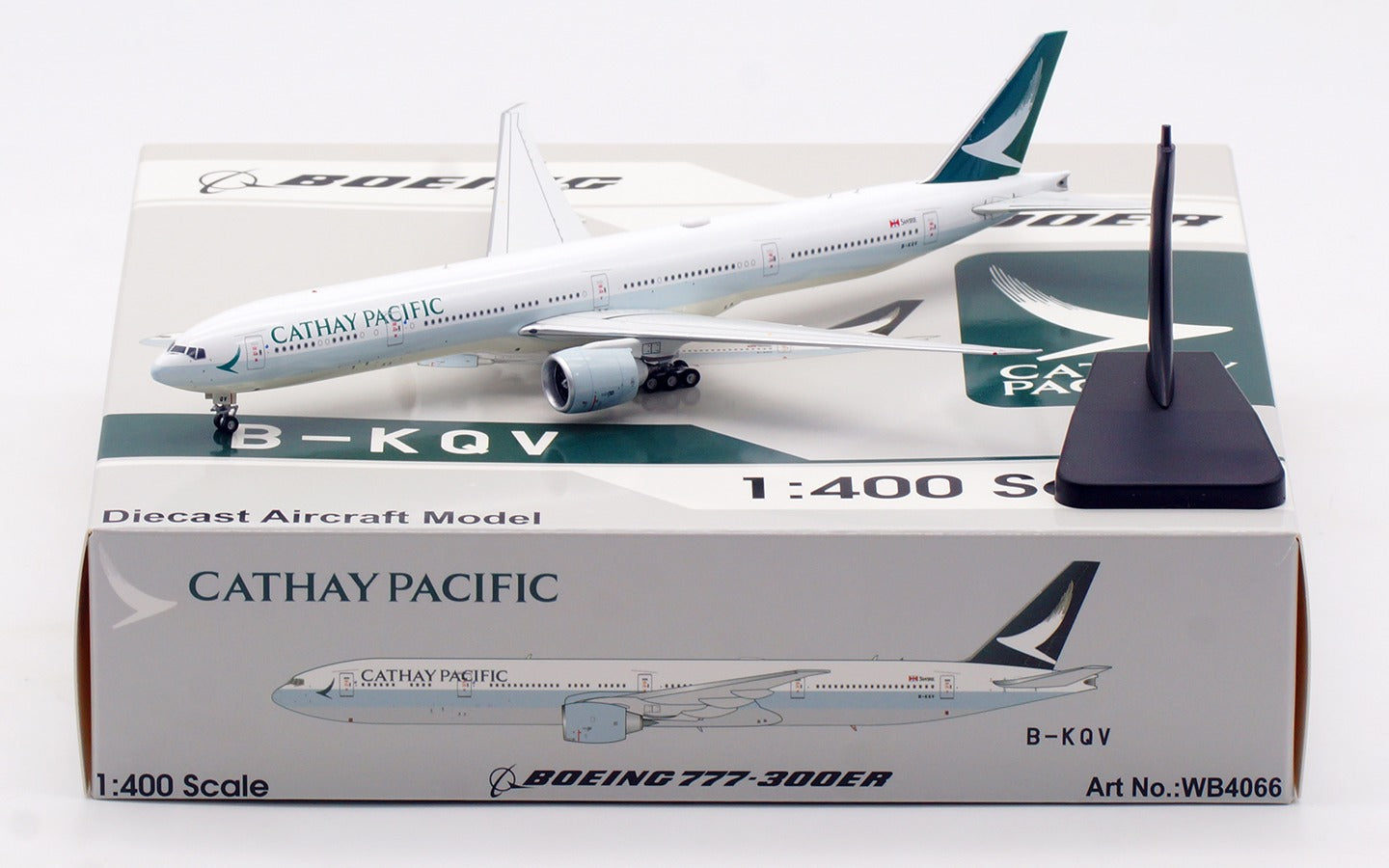 Aviation400 Cathay Pacific Boeing 777-367ER B-KQV (detachable gear