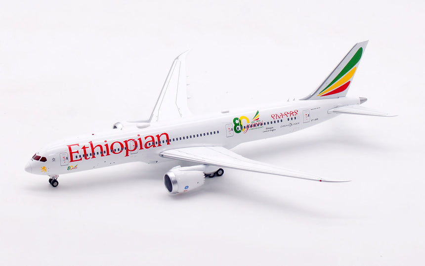 Aviation400 Ethiopian Airlines Boeing 787-9 Dreamliner ET-AXS (detachable gear) 1/400 Aircraft Scale Model