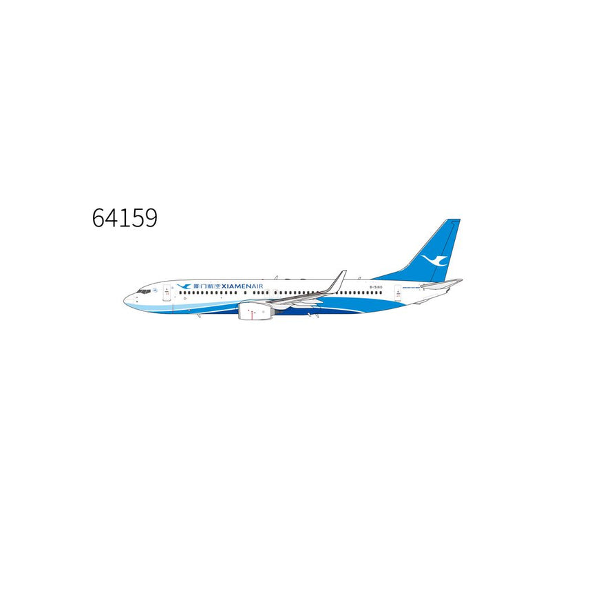 NG Models Xiamen Airlines current colors 海阔天空涂装 Boeing 737-800/w B-5160 1/400 Aircraft Scale Model