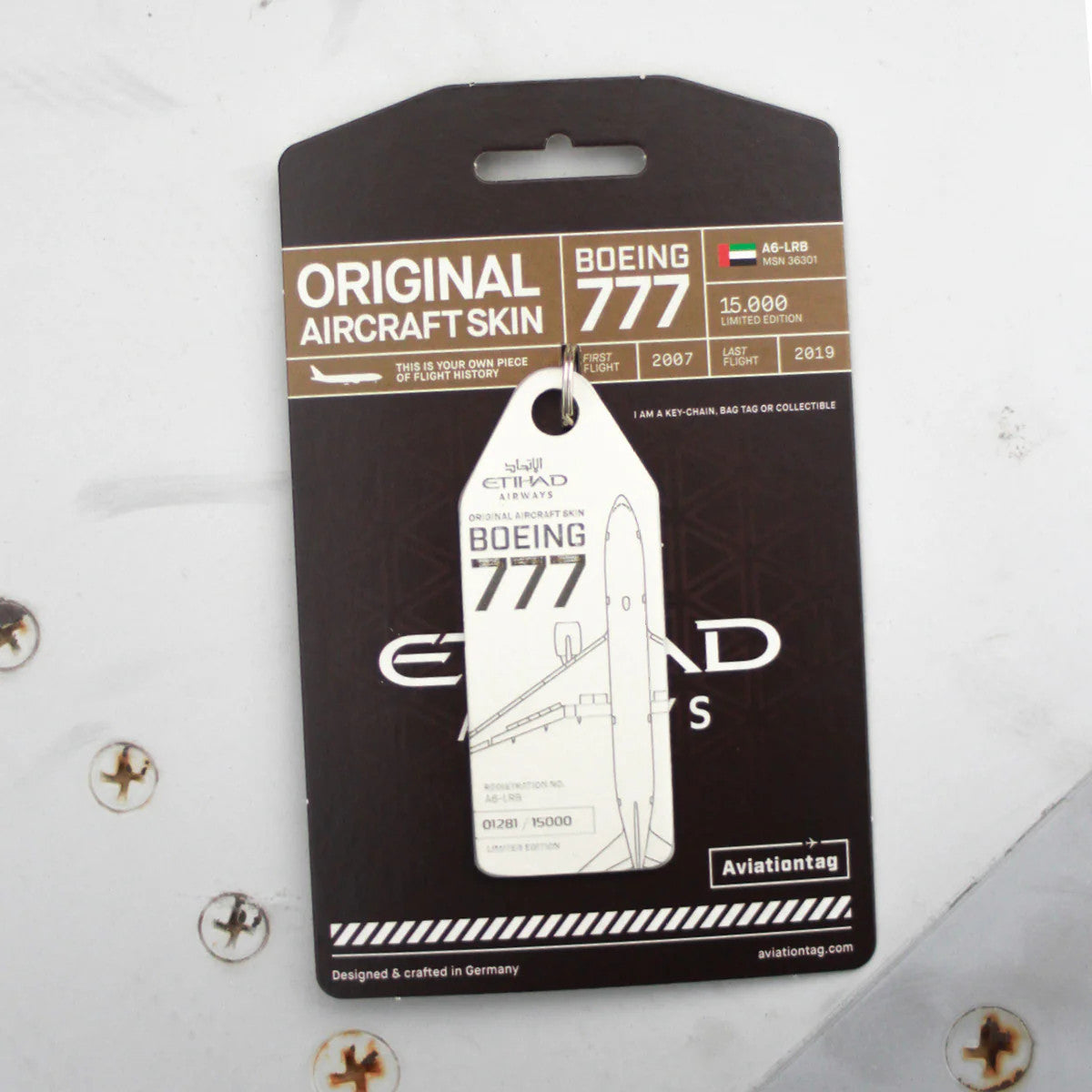 Aviationtag Etihad Boeing 777 – A6-LRB (Pearl White)