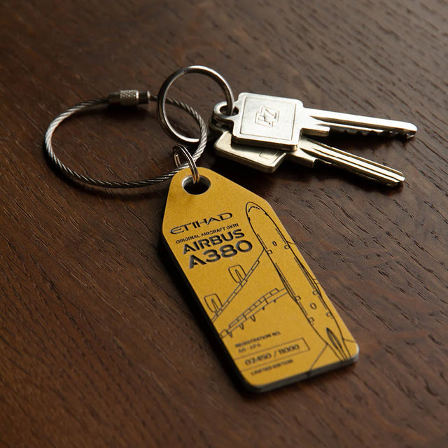 AviationTag Etihad Airbus A380 - A6-APA Glare Gold