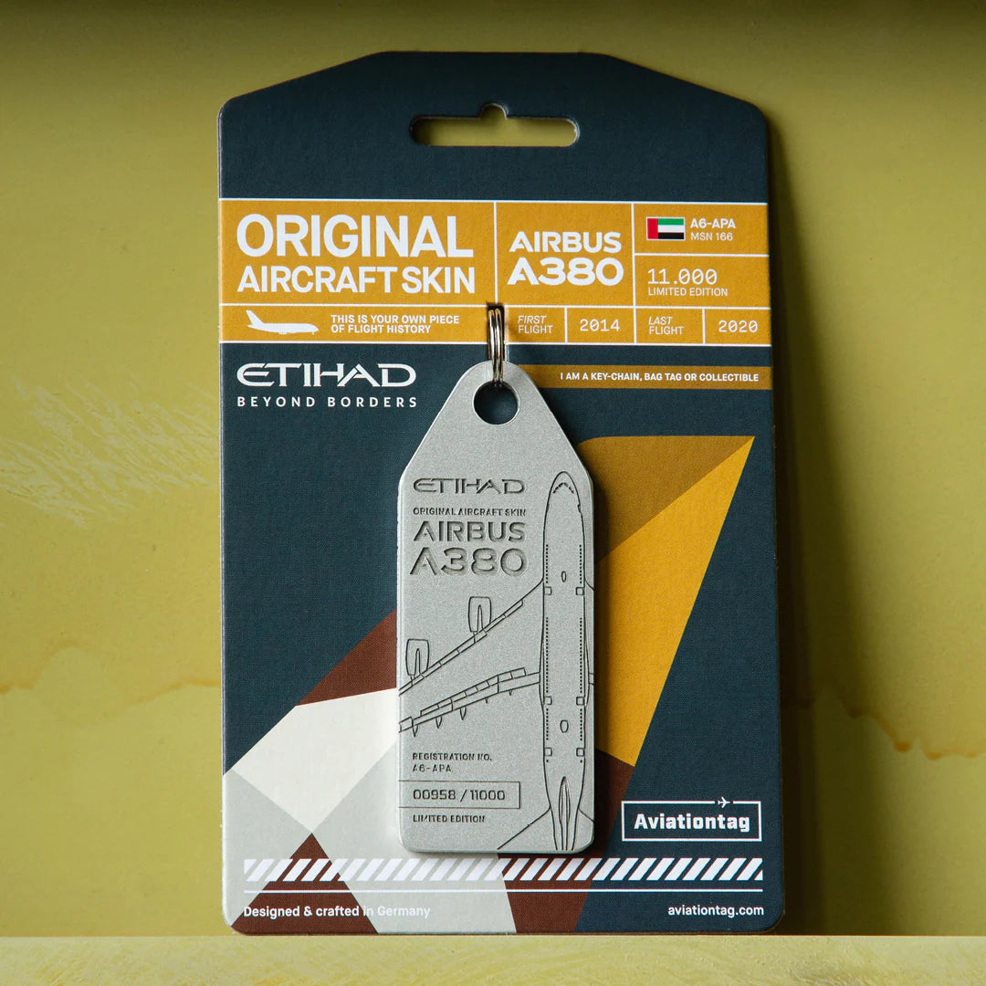 AviationTag Etihad Airbus A380 - A6-APA Grey